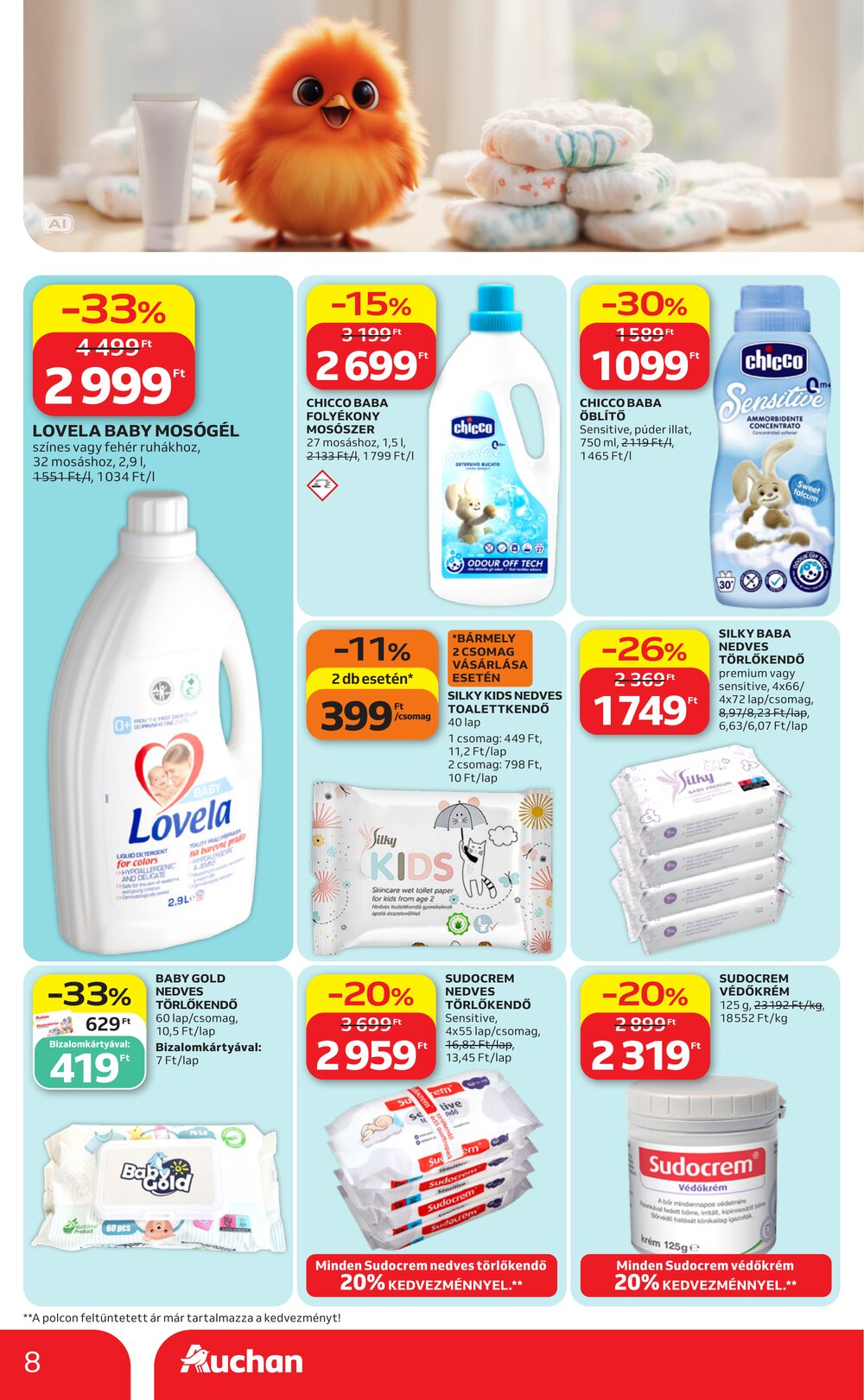 Auchan akciós újság 2026.09.24-től - 8. oldal.