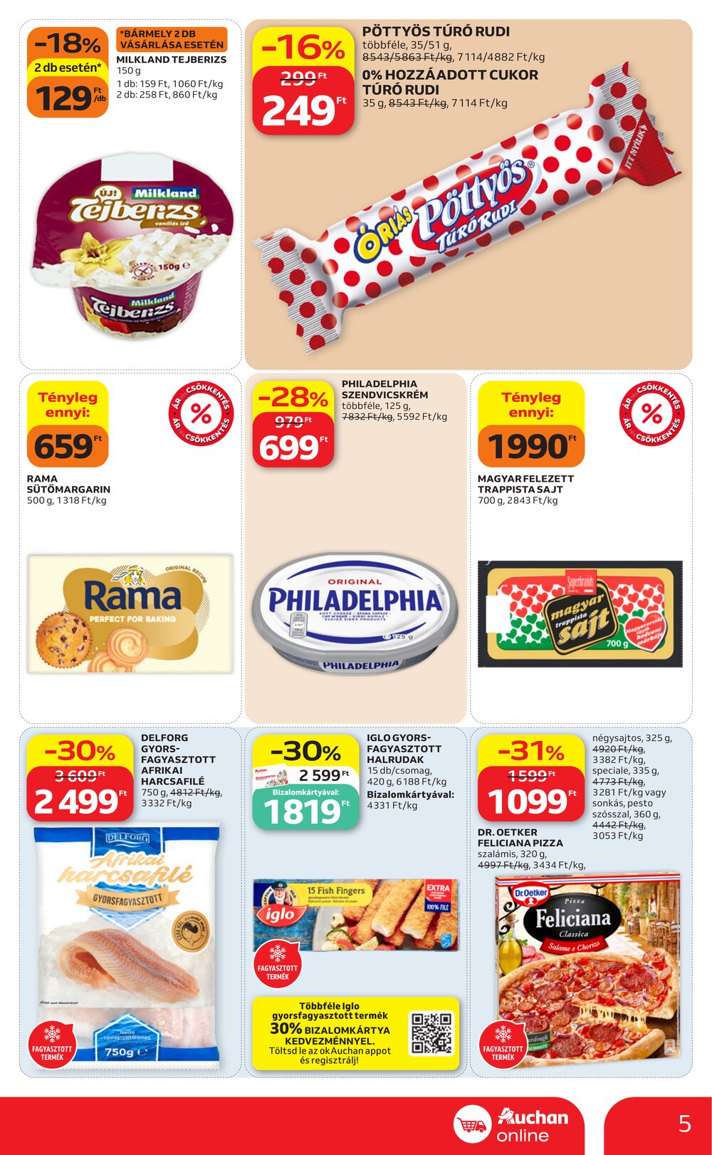 Auchan akciós újság 2026.09.24-től - 5. oldal.