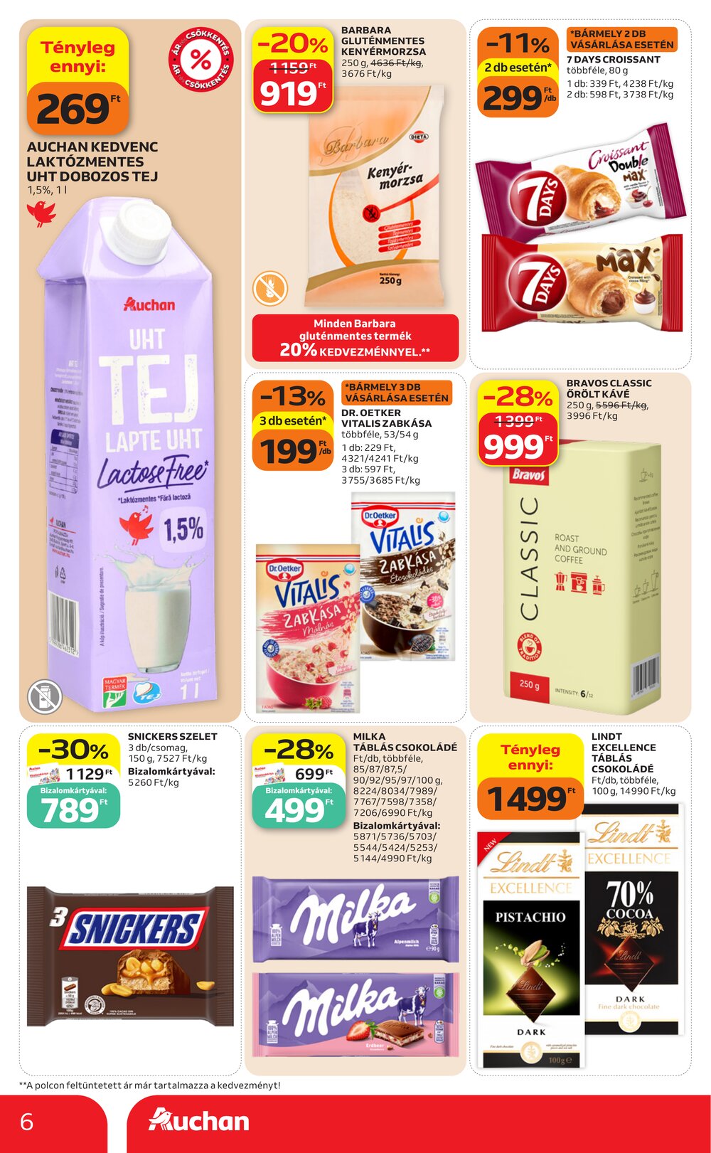 Auchan akciós újság 2026.09.24-től - 6. oldal.