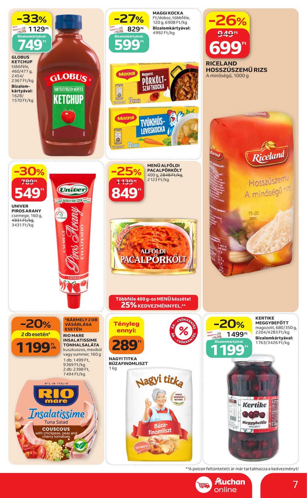 Auchan akciós újság 2026.09.24-től - 7. oldal.