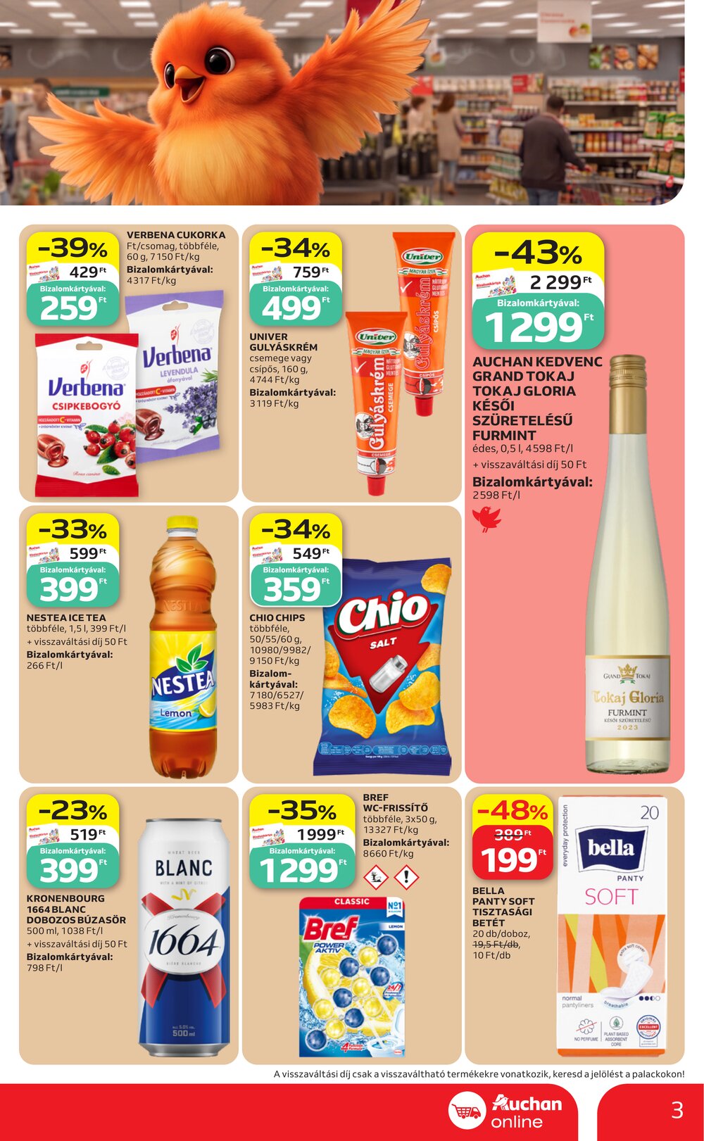 Auchan akciós újság 2026.09.24-től - 3. oldal.