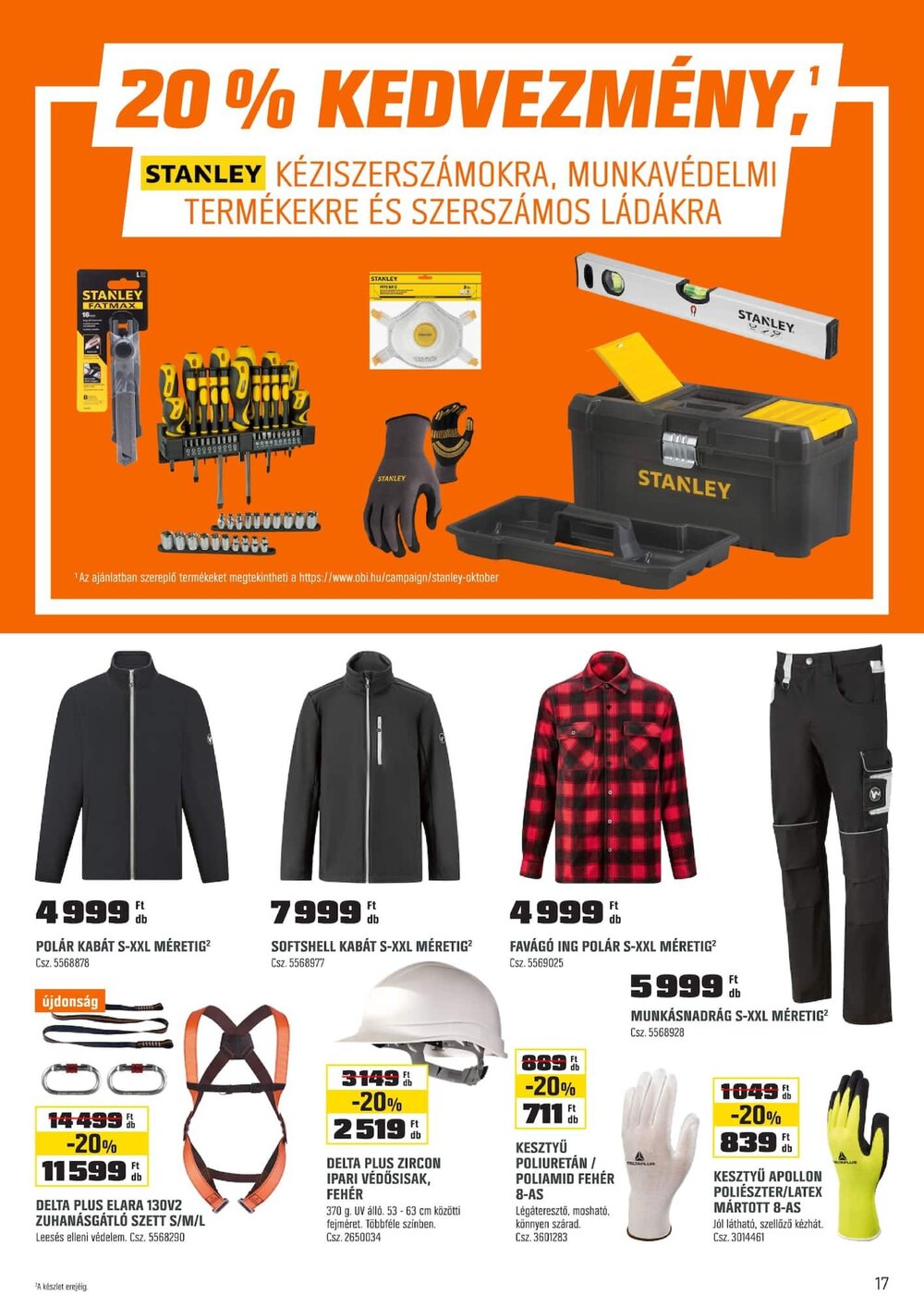 OBI akciós újság 2026.09.29-től - 17. oldal.