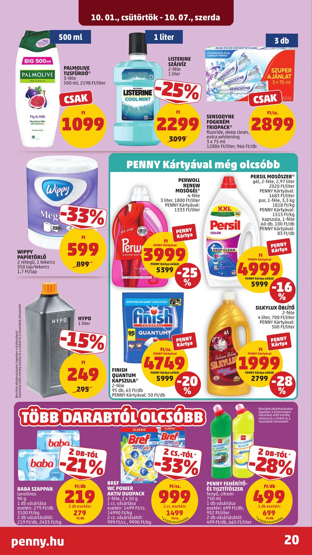 Penny Market akciós újság 2026.10.01-től - 24. oldal.