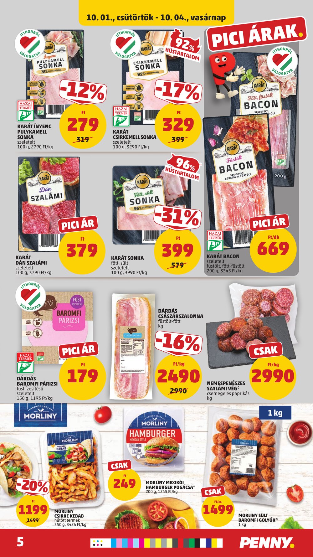 Penny Market akciós újság 2026.10.01-től - 5. oldal.