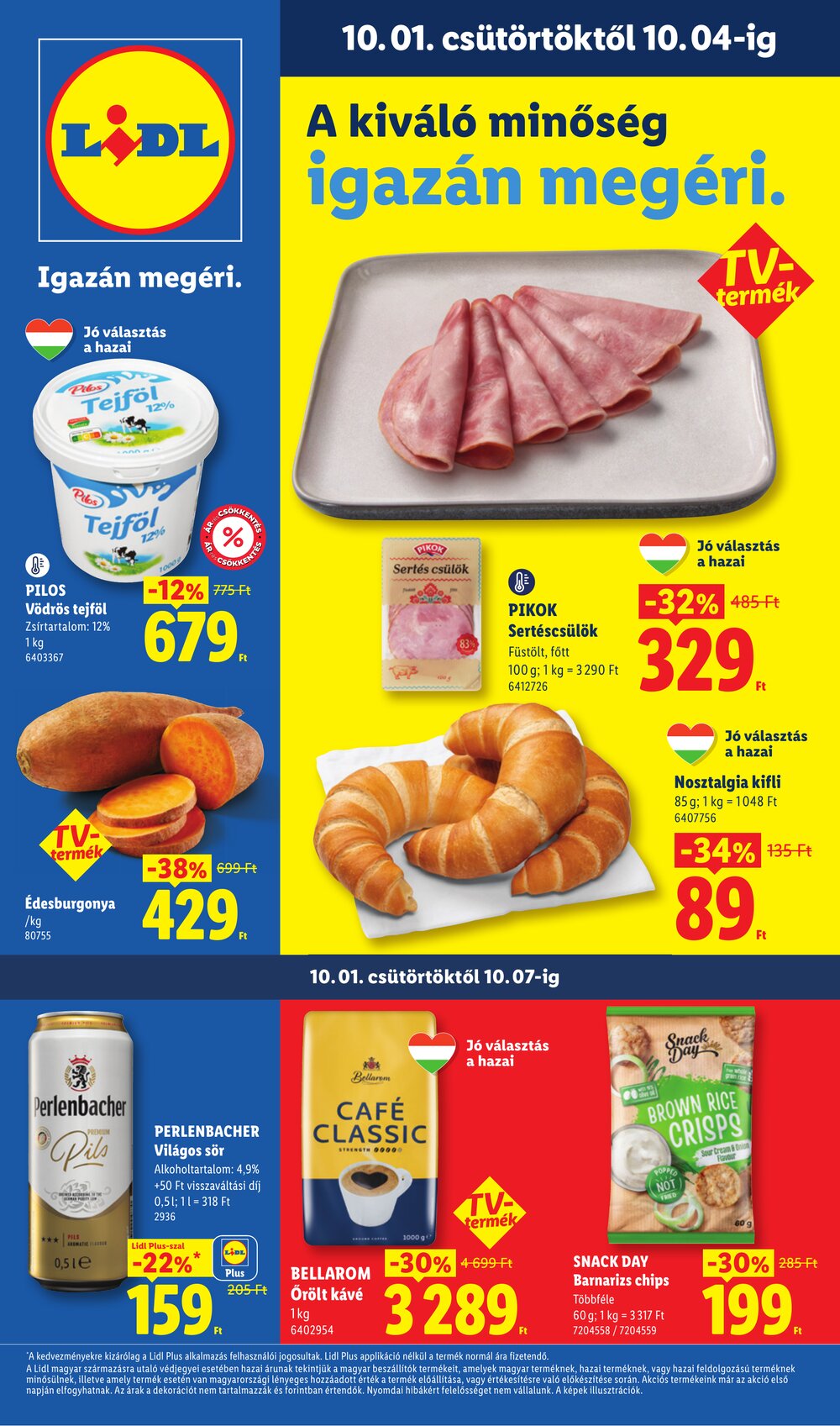 Lidl akciós újság 2026.10.01-től - 1. oldal.