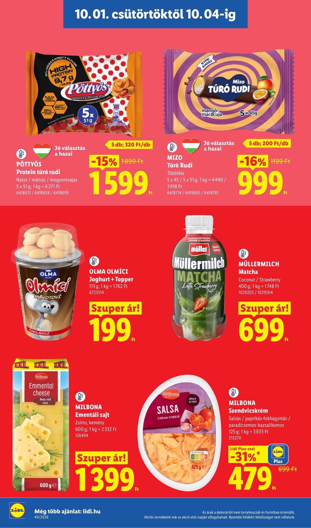 Lidl akciós újság 2026.10.01-től - 10. oldal.