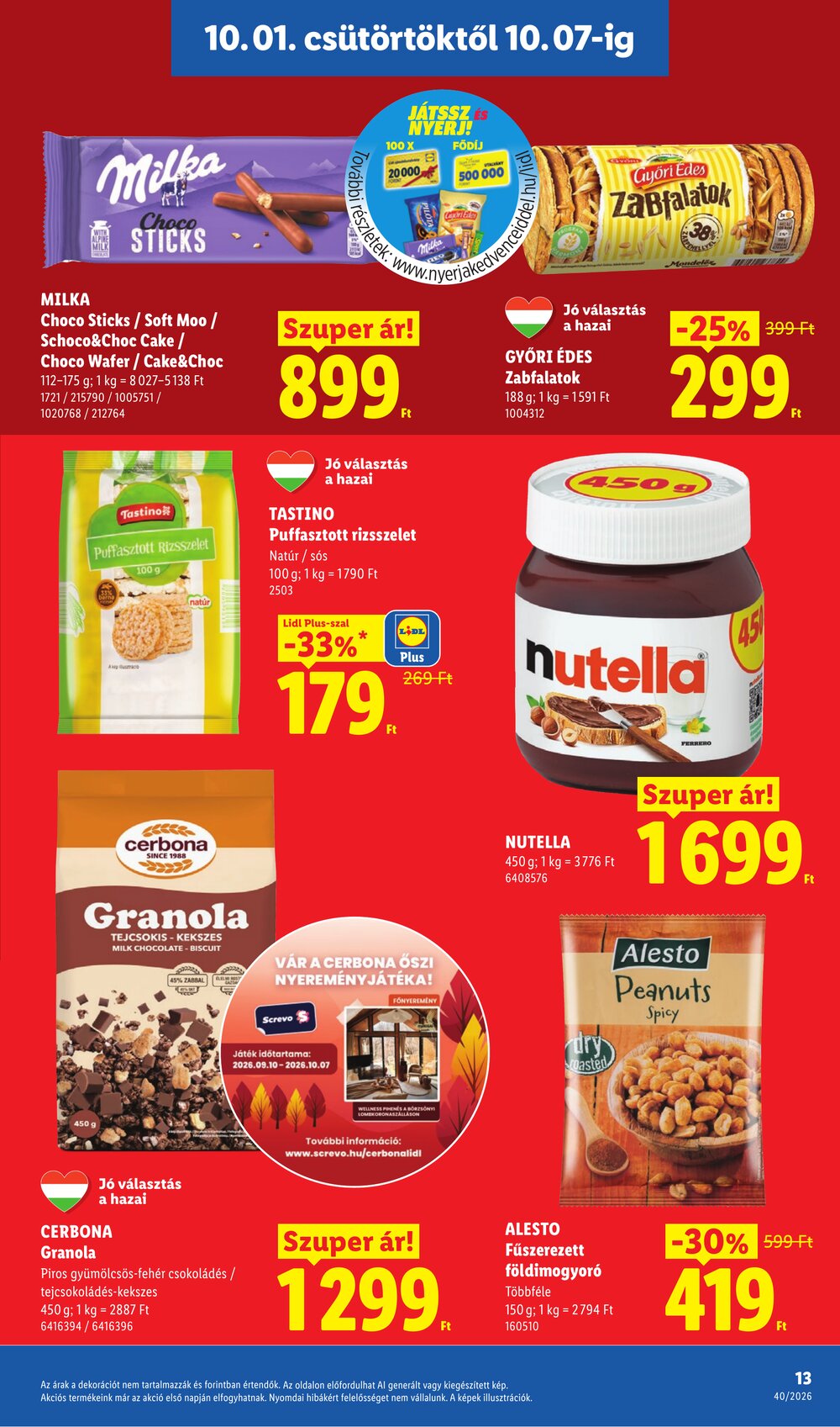 Lidl akciós újság 2026.10.01-től - 13. oldal.