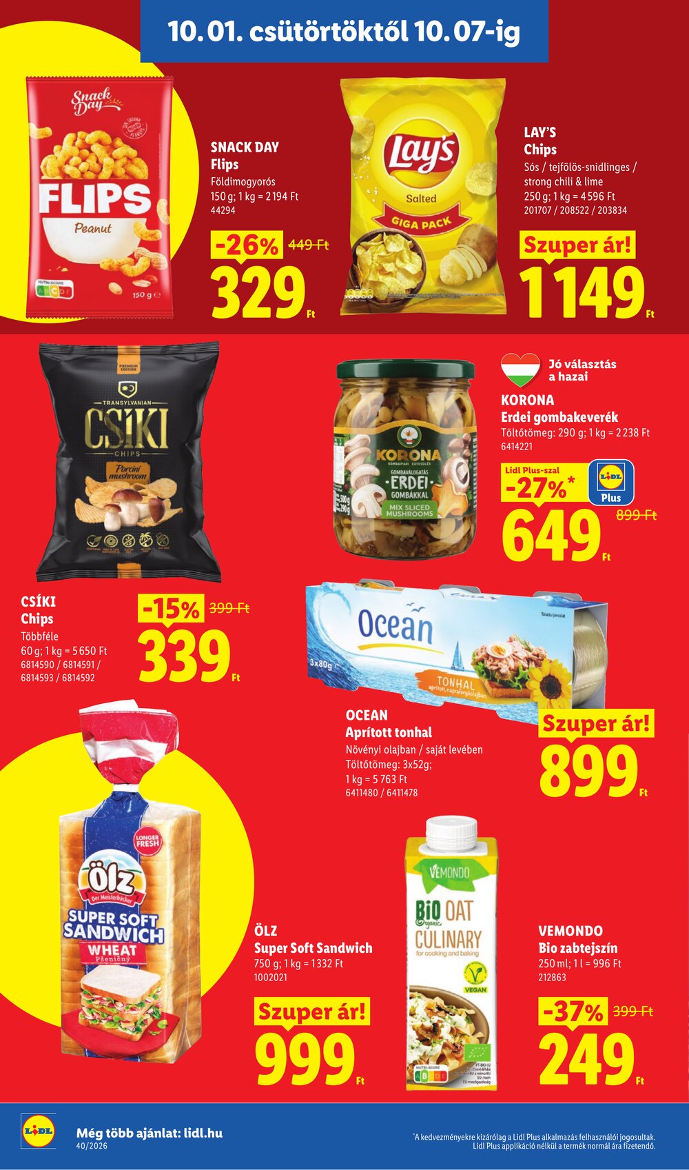 Lidl akciós újság 2026.10.01-től - 14. oldal.