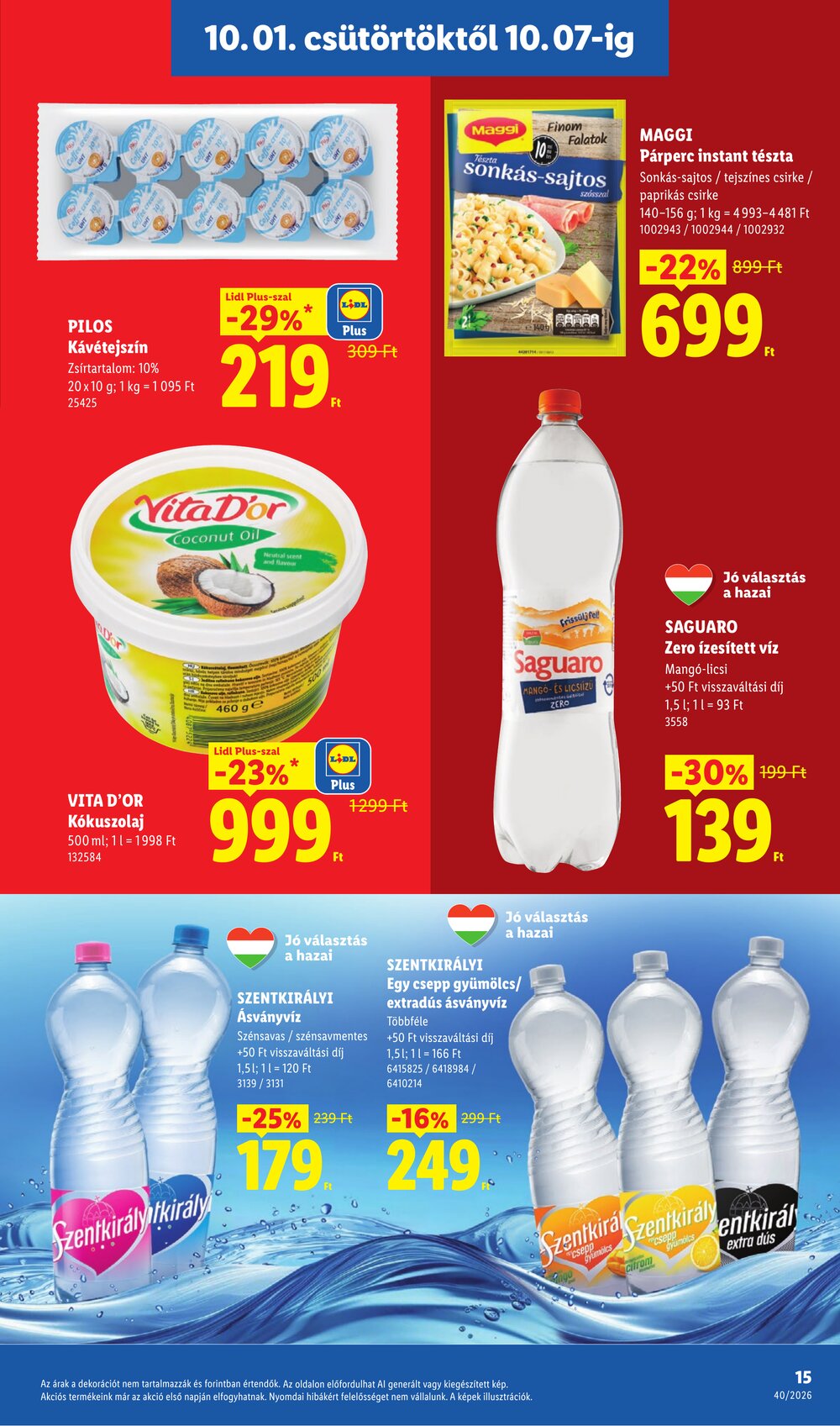 Lidl akciós újság 2026.10.01-től - 15. oldal.