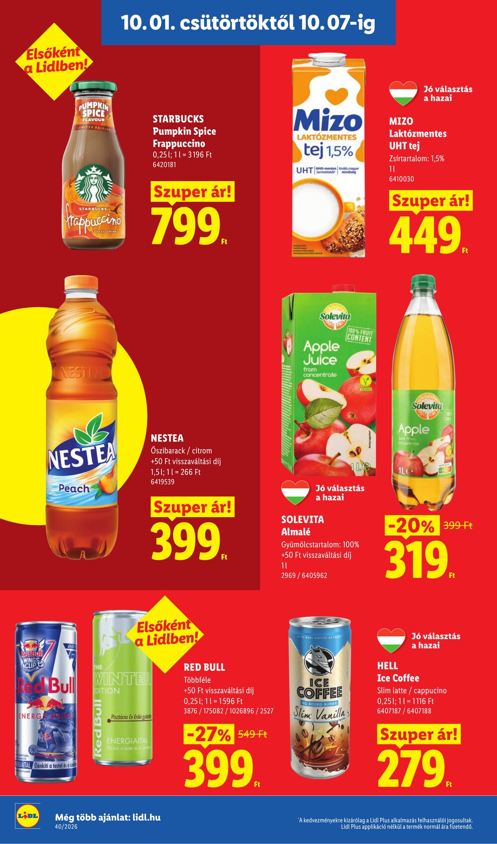 Lidl akciós újság 2026.10.01-től - 16. oldal.