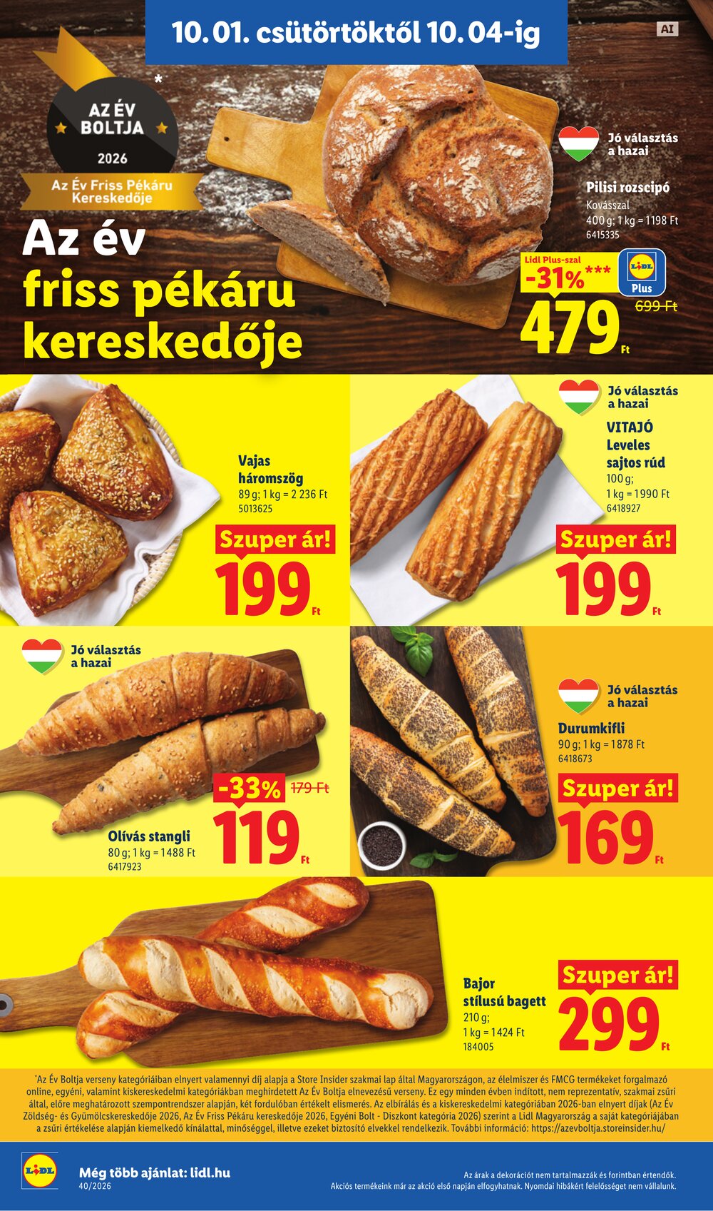 Lidl akciós újság 2026.10.01-től - 2. oldal.