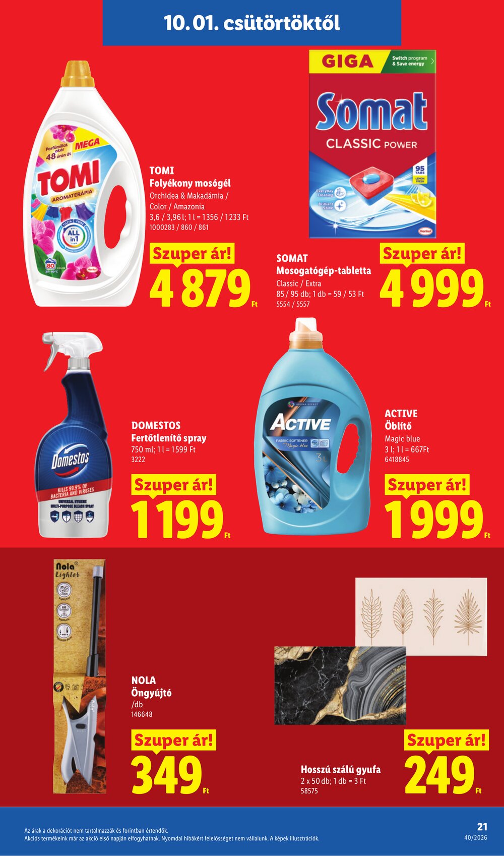Lidl akciós újság 2026.10.01-től - 21. oldal.