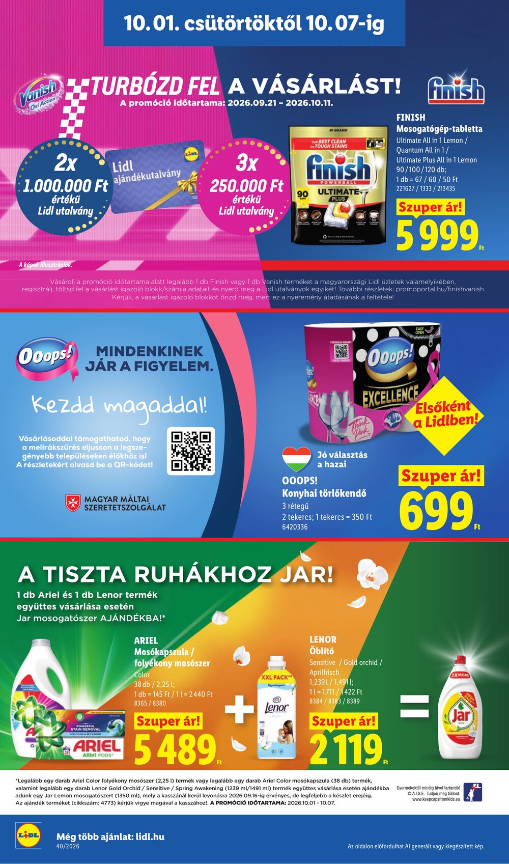 Lidl akciós újság 2026.10.01-től - 22. oldal.