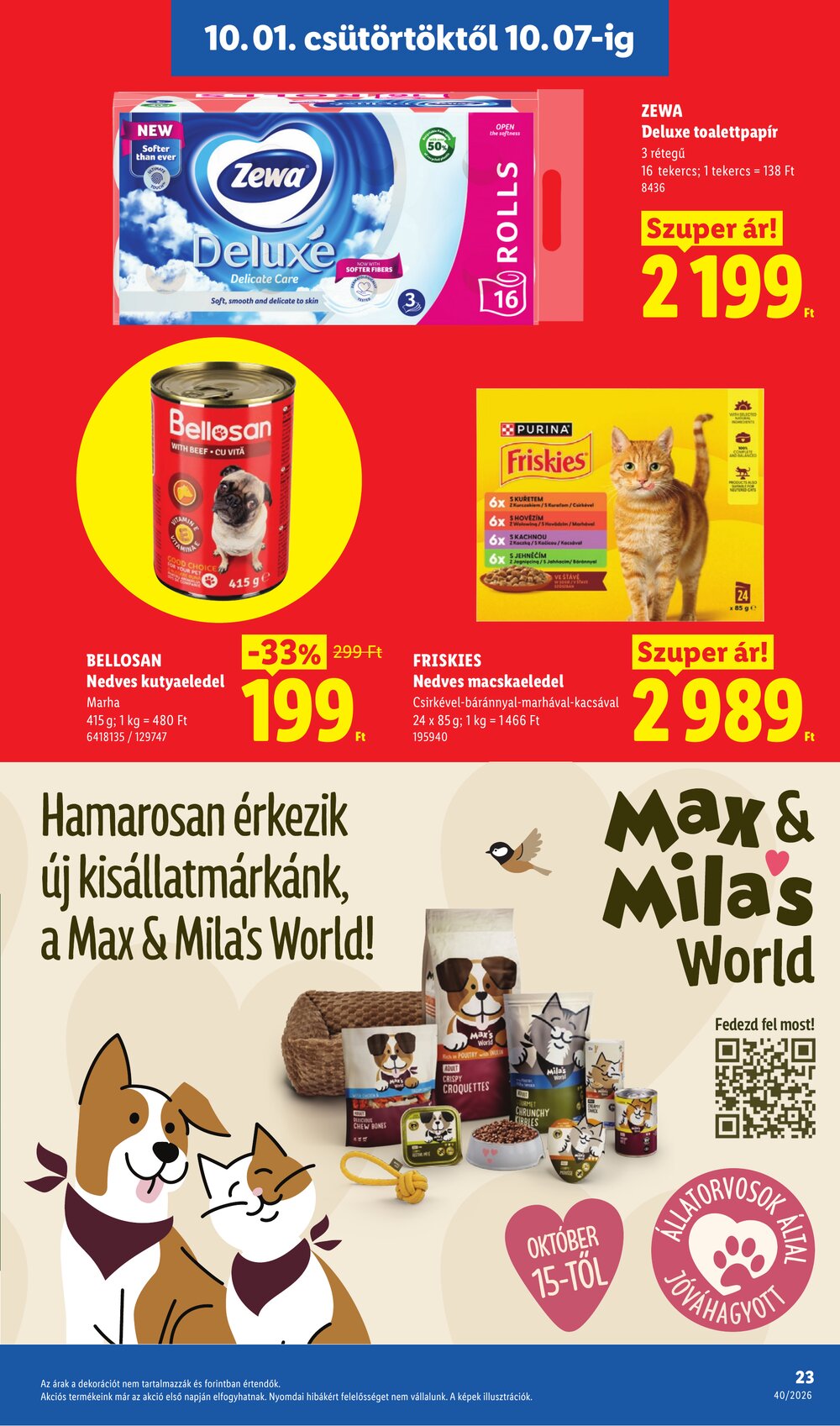 Lidl akciós újság 2026.10.01-től - 23. oldal.