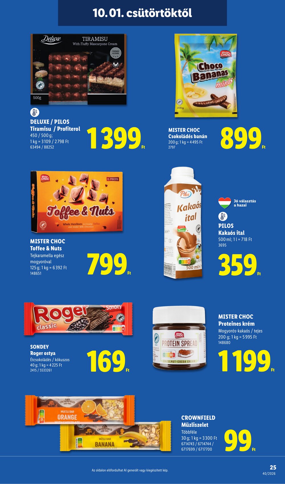 Lidl akciós újság 2026.10.01-től - 25. oldal.