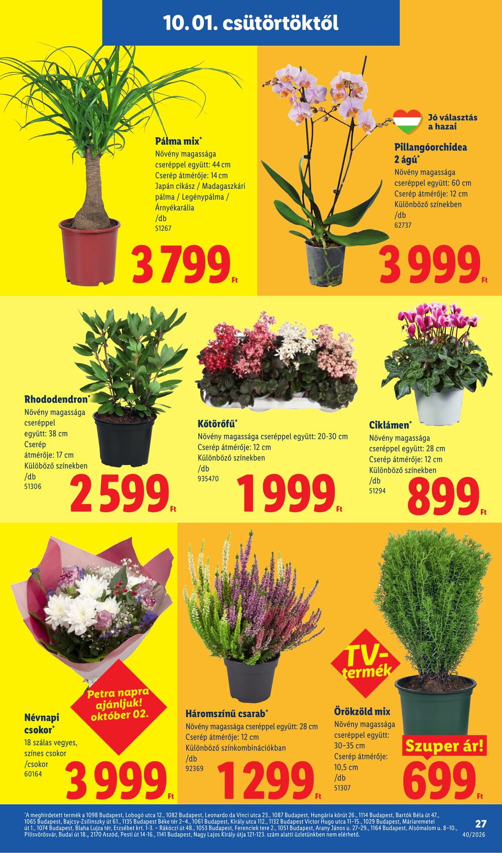 Lidl akciós újság 2026.10.01-től - 27. oldal.