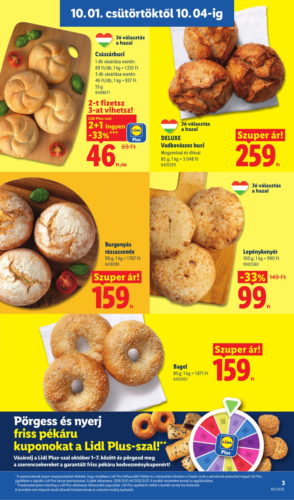 Lidl akciós újság 2026.10.01-től - 3. oldal.