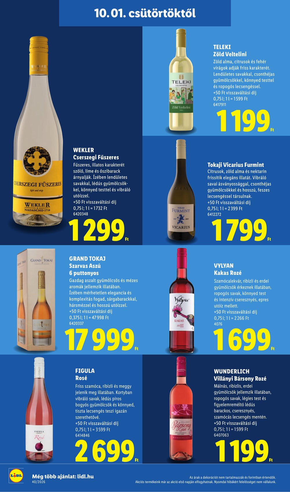 Lidl akciós újság 2026.10.01-től - 30. oldal.