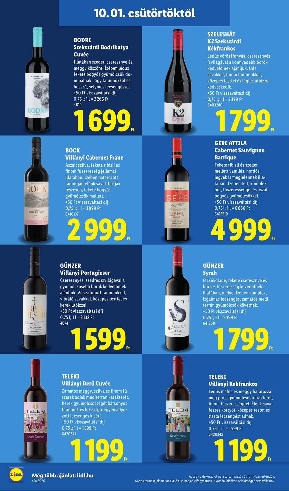 Lidl akciós újság 2026.10.01-től - 32. oldal.