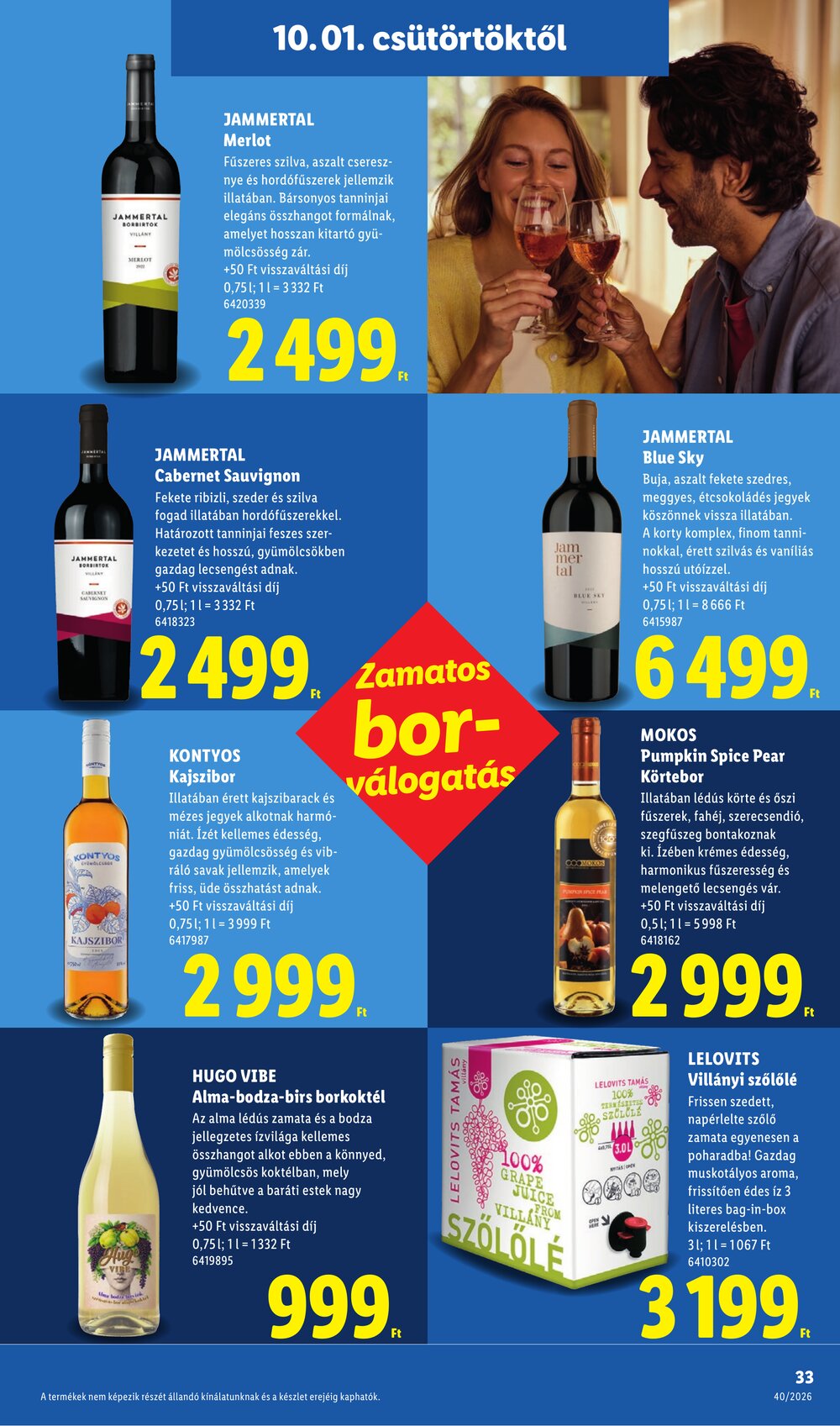 Lidl akciós újság 2026.10.01-től - 33. oldal.