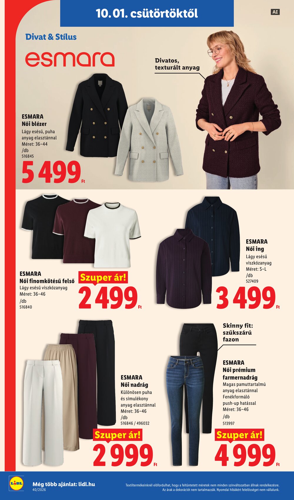 Lidl akciós újság 2026.10.01-től - 38. oldal.