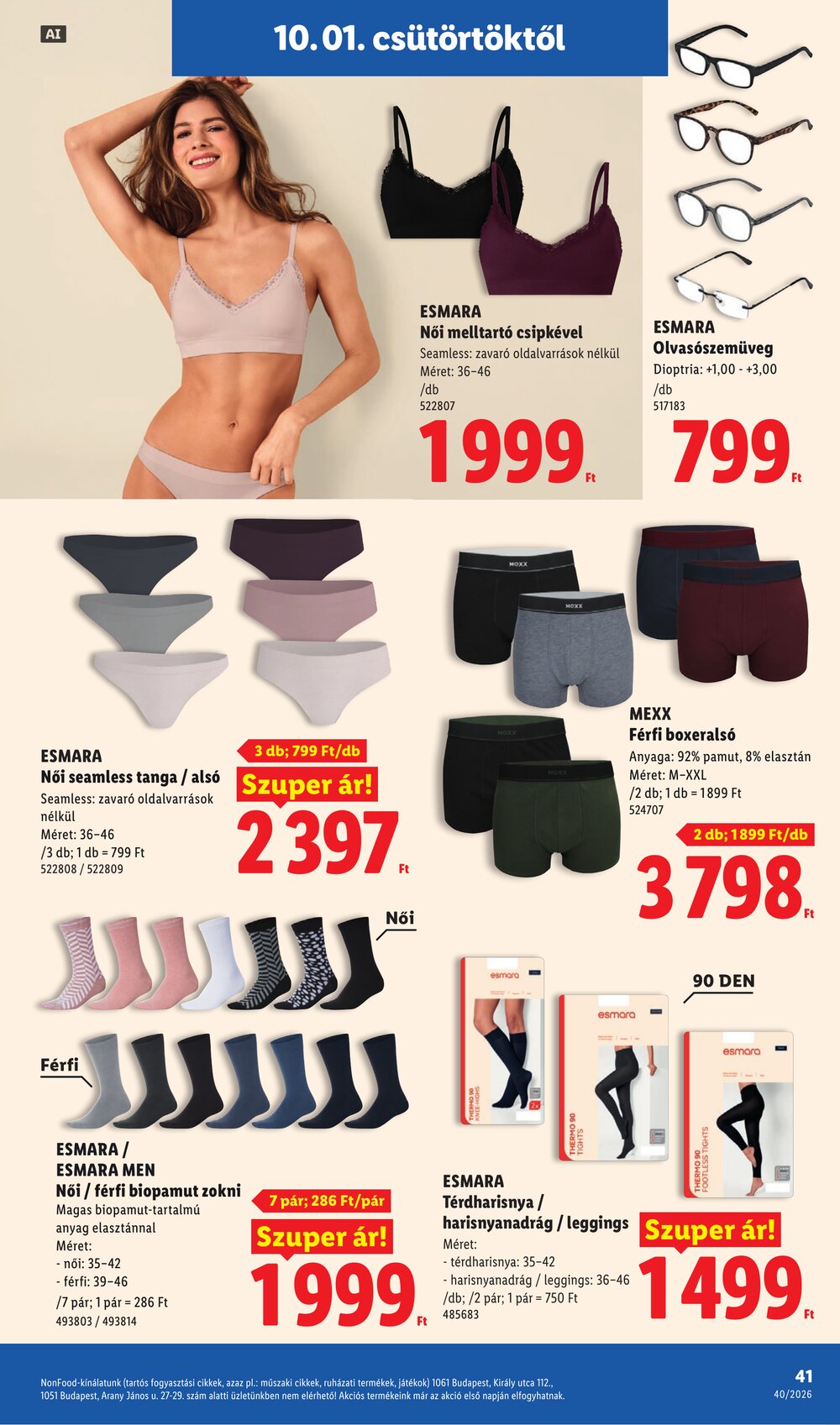 Lidl akciós újság 2026.10.01-től - 41. oldal.