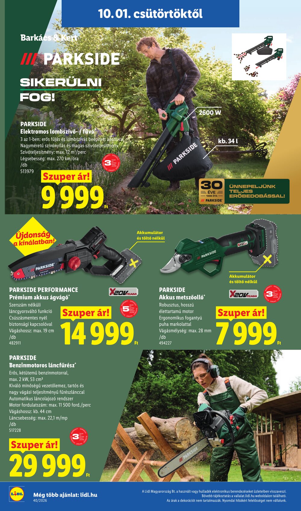 Lidl akciós újság 2026.10.01-től - 42. oldal.