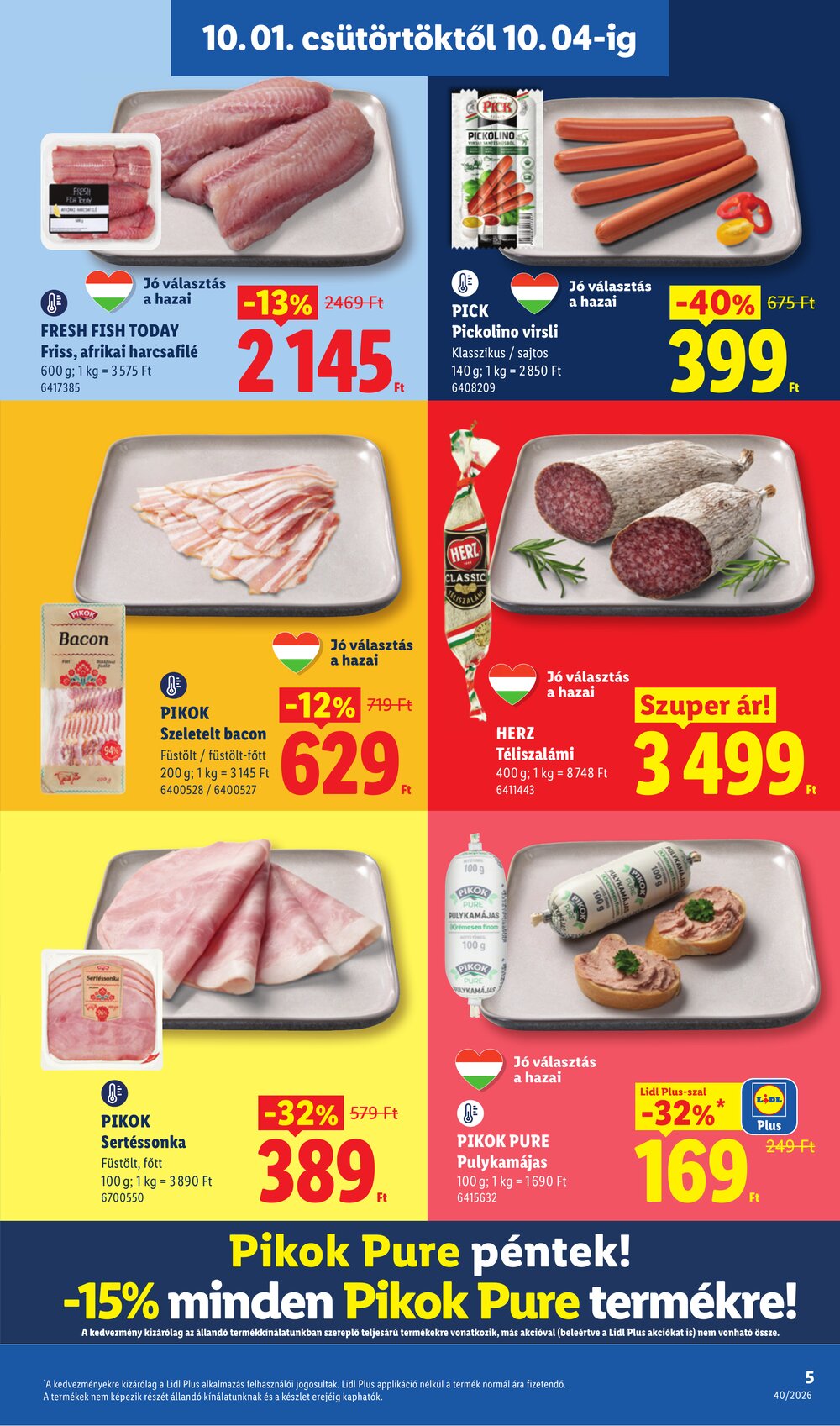 Lidl akciós újság 2026.10.01-től - 5. oldal.