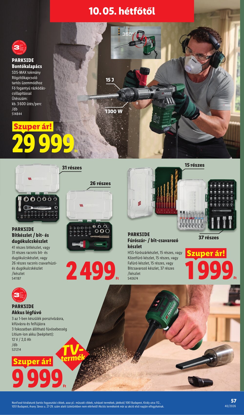 Lidl akciós újság 2026.10.01-től - 57. oldal.