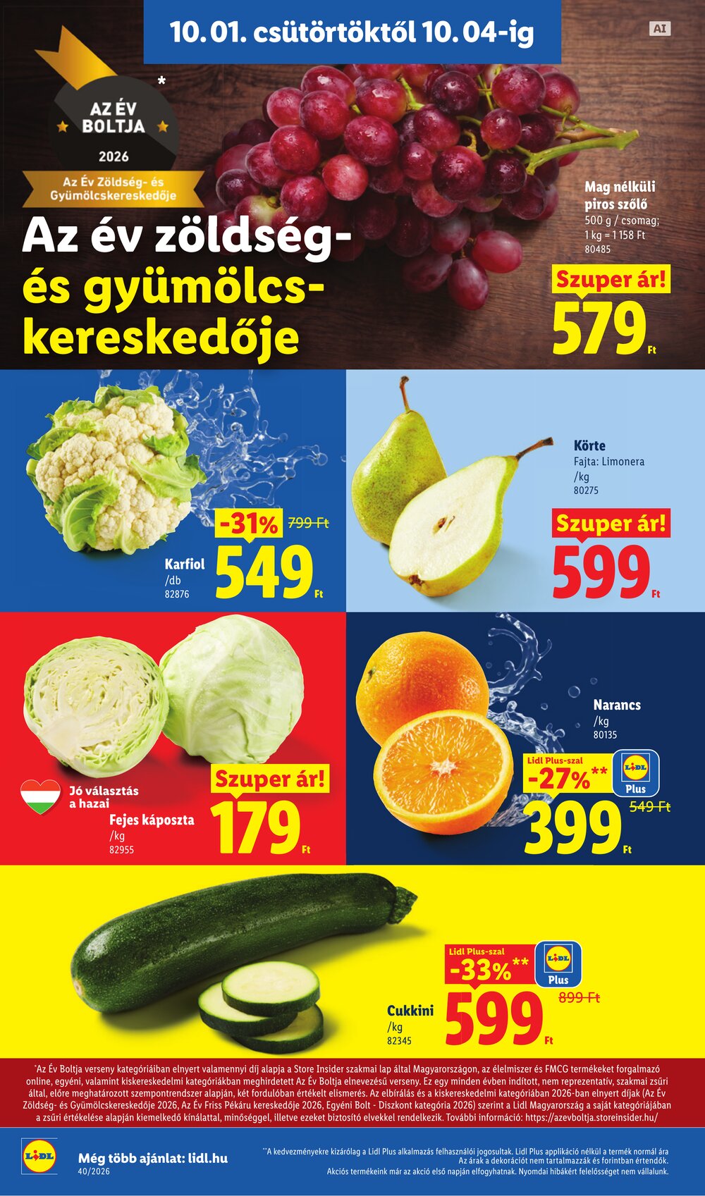 Lidl akciós újság 2026.10.01-től - 6. oldal.