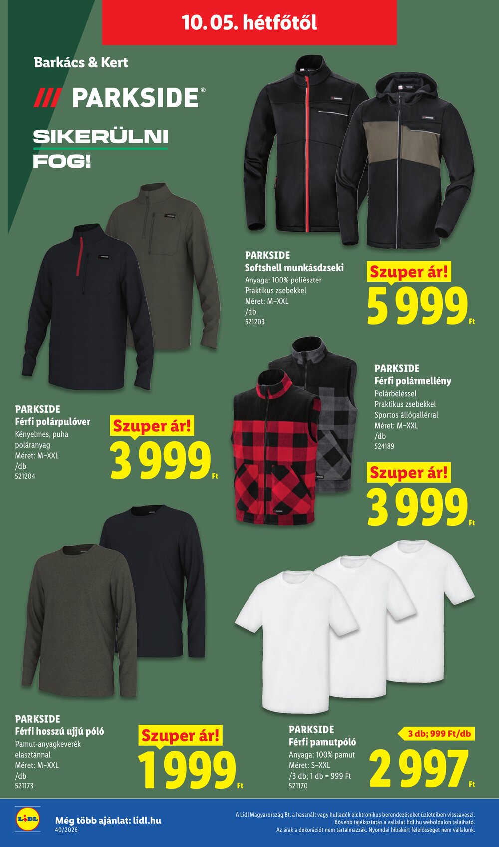 Lidl akciós újság 2026.10.01-től - 60. oldal.