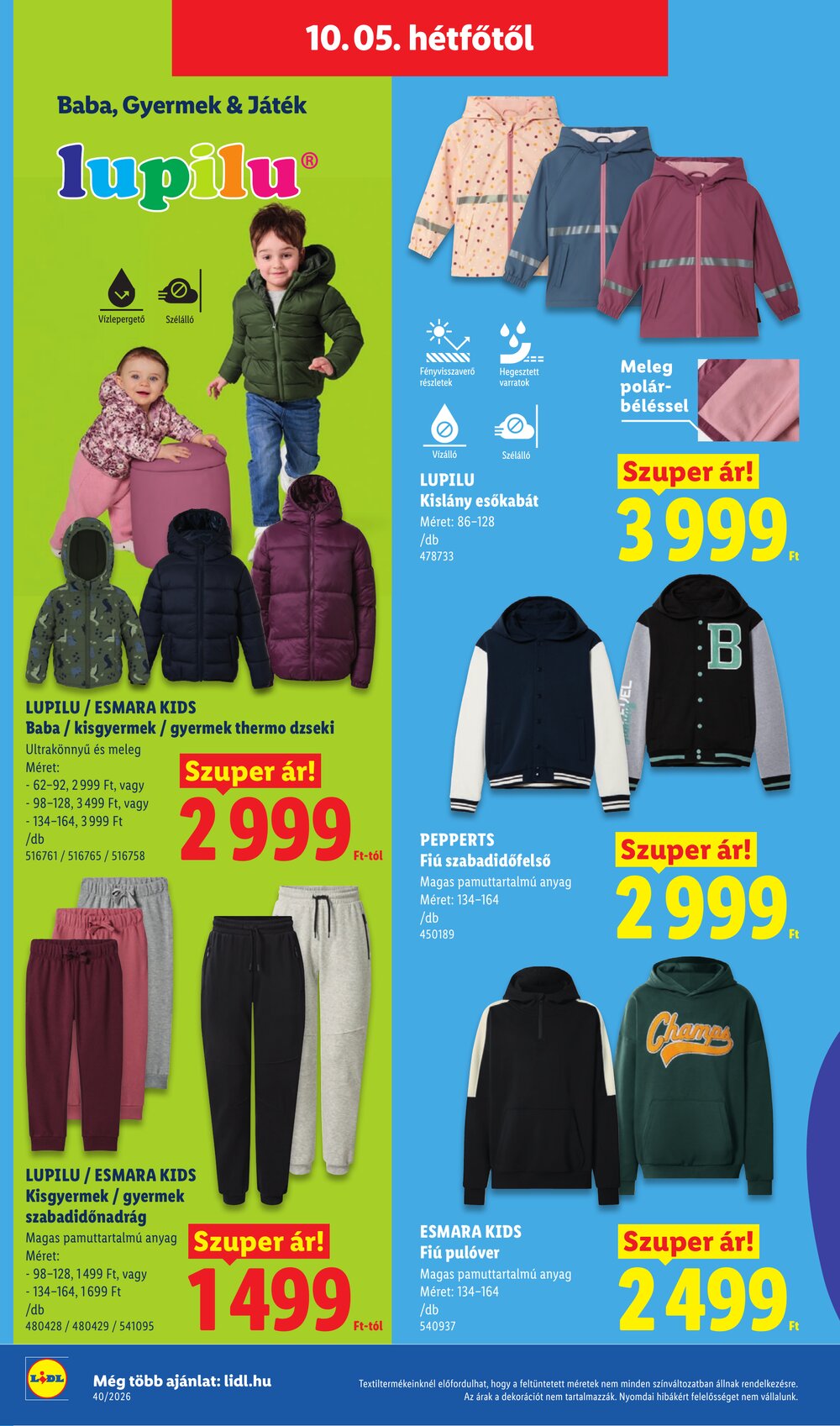 Lidl akciós újság 2026.10.01-től - 64. oldal.