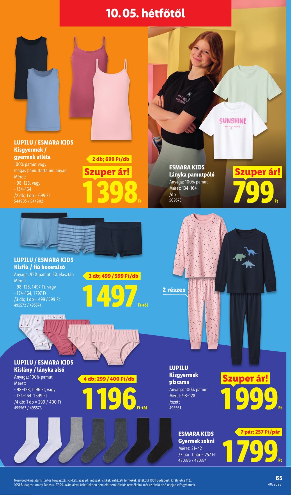 Lidl akciós újság 2026.10.01-től - 65. oldal.