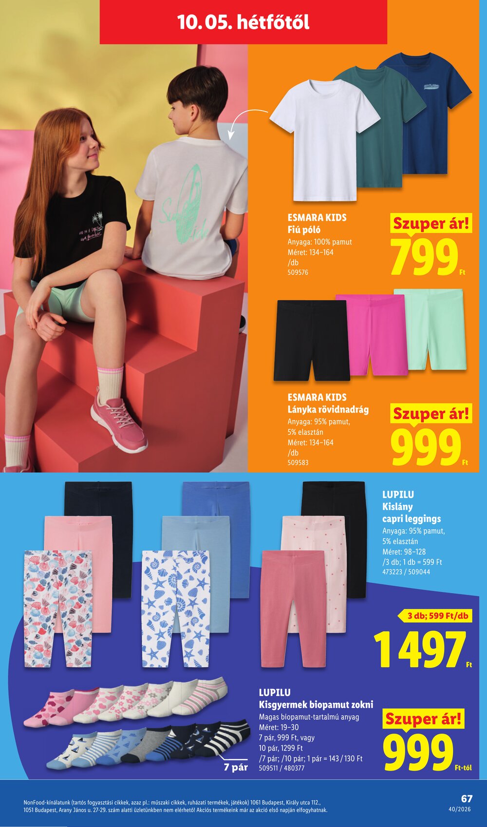 Lidl akciós újság 2026.10.01-től - 67. oldal.