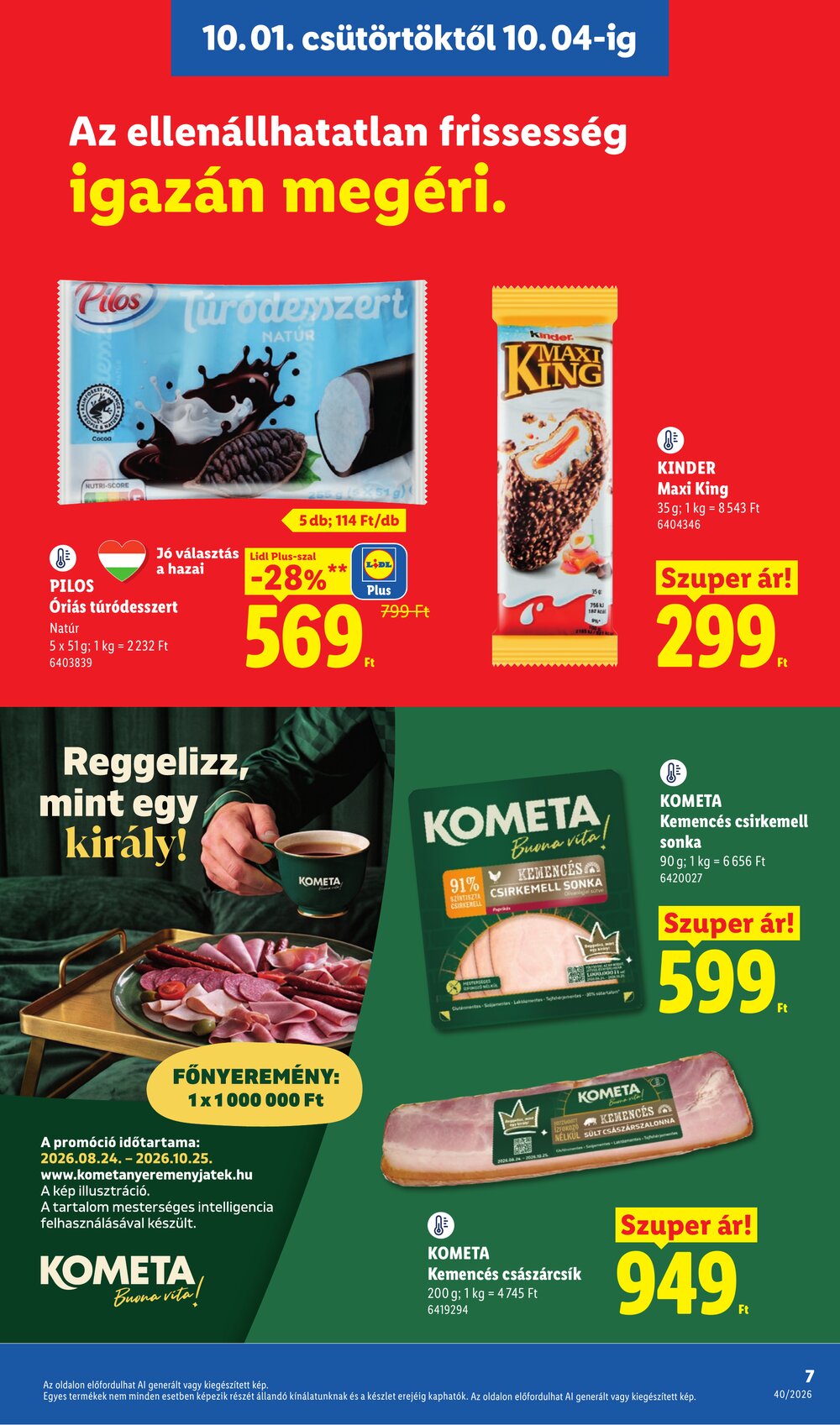 Lidl akciós újság 2026.10.01-től - 7. oldal.