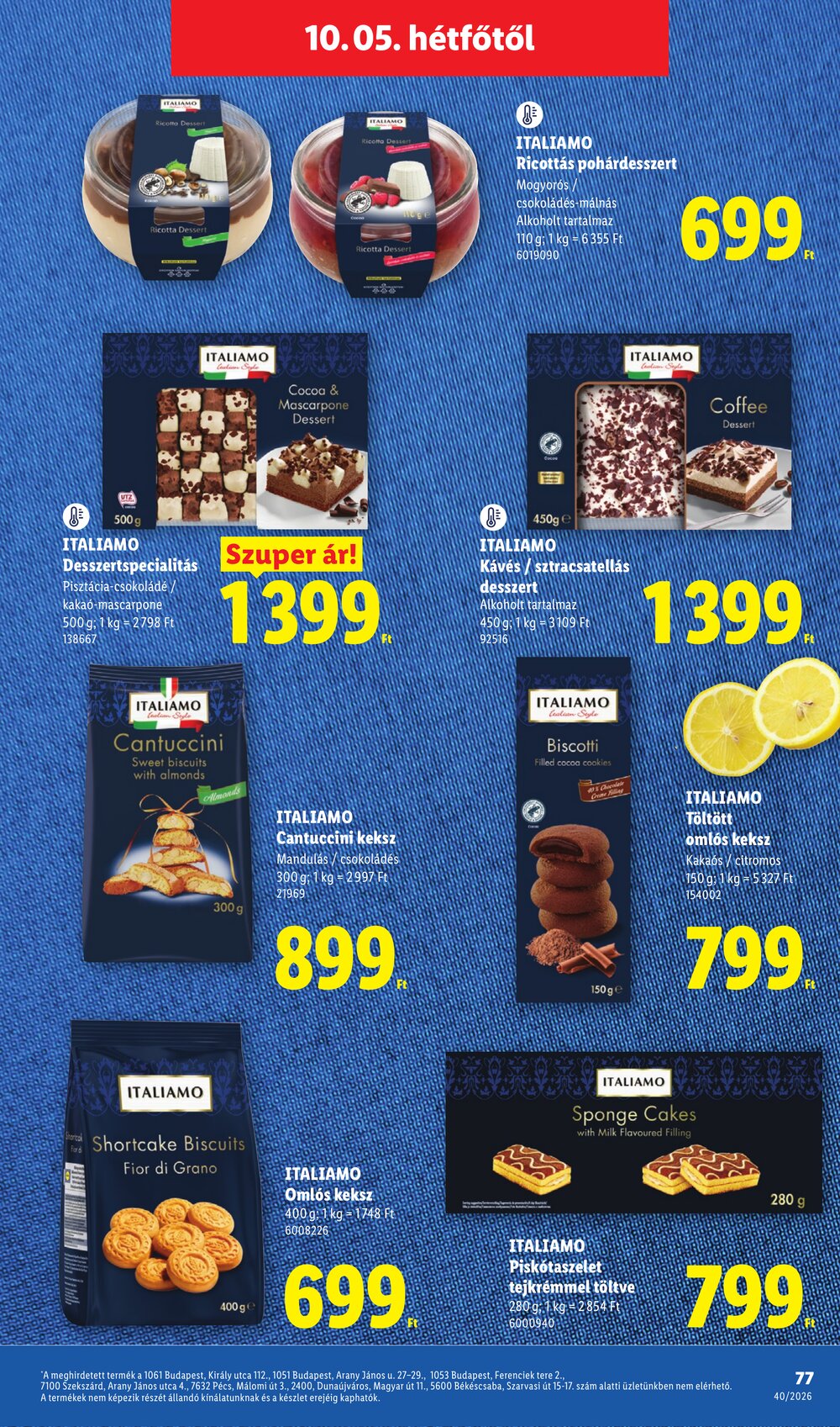 Lidl akciós újság 2026.10.01-től - 77. oldal.