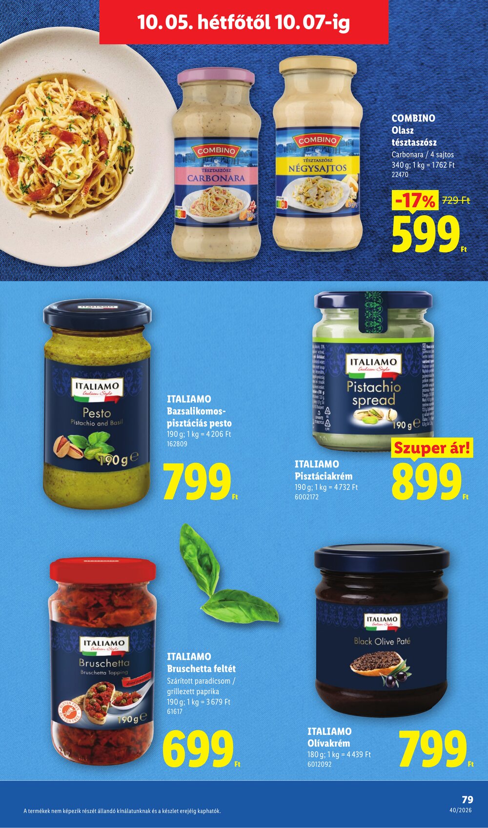 Lidl akciós újság 2026.10.01-től - 79. oldal.
