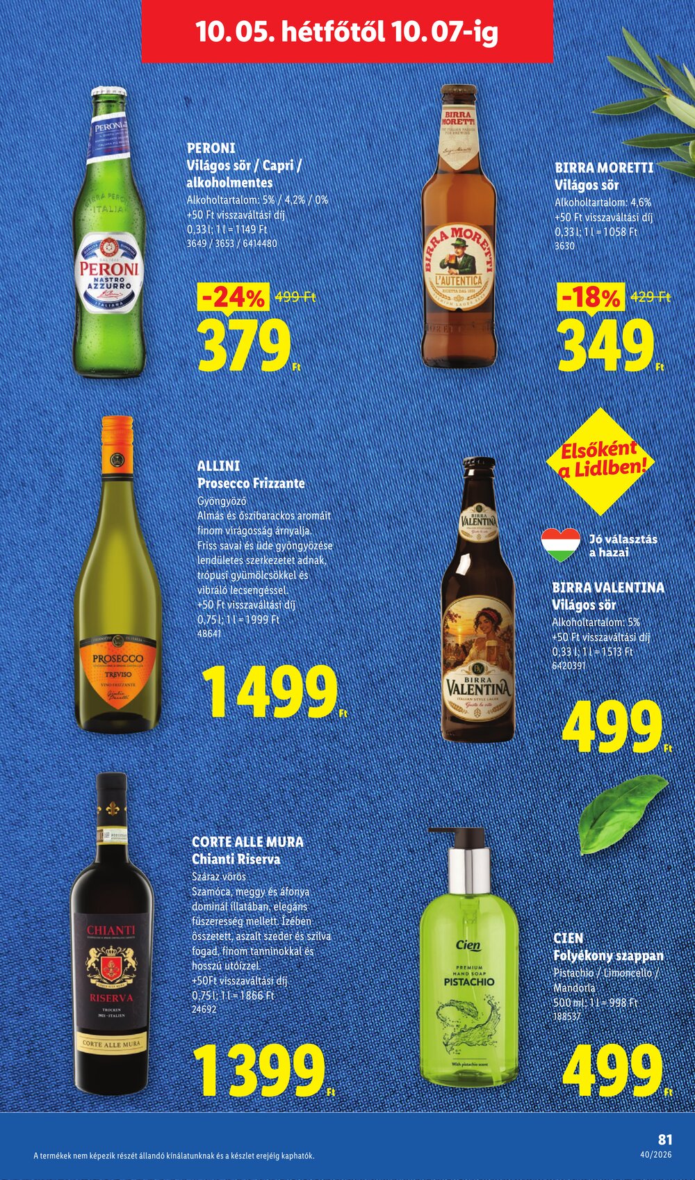 Lidl akciós újság 2026.10.01-től - 81. oldal.