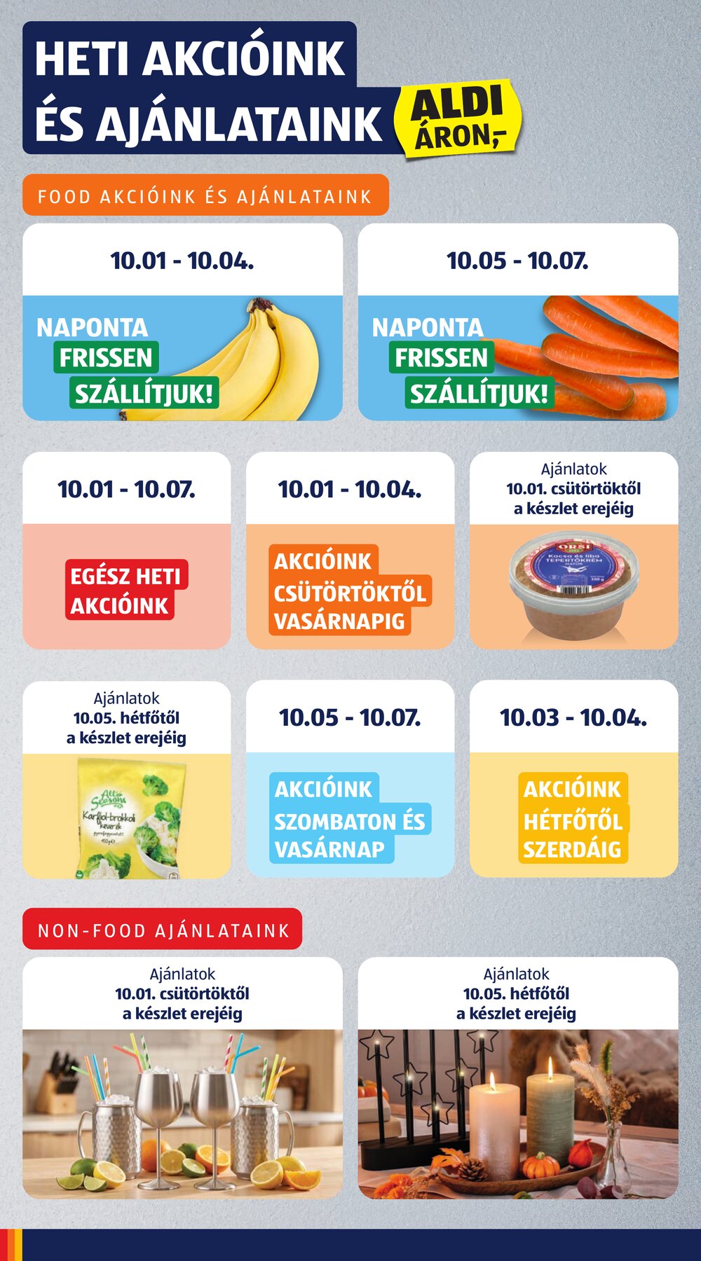 Aldi akciós újság 2026.10.01-től - 4. oldal.