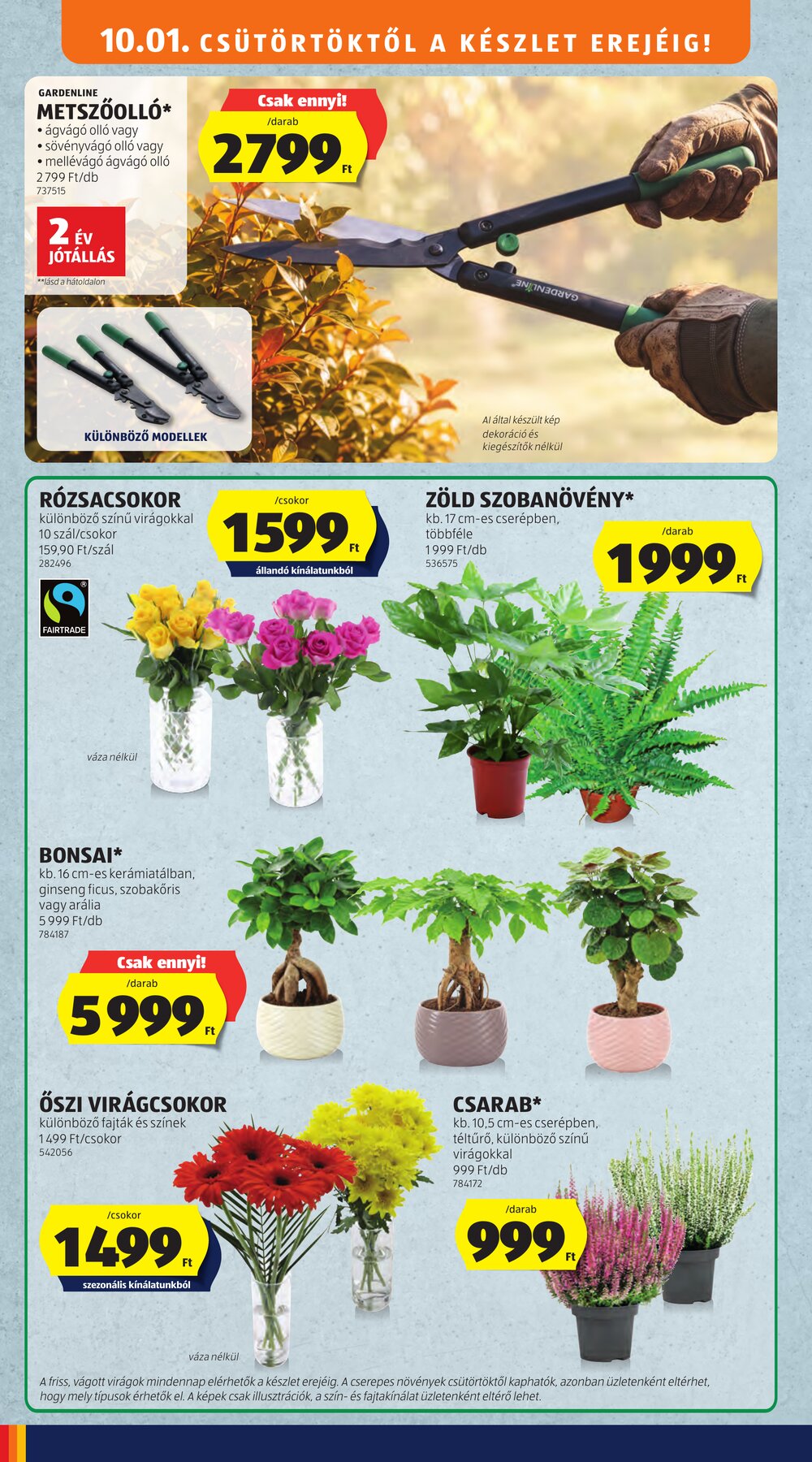 Aldi akciós újság 2026.10.01-től - 40. oldal.
