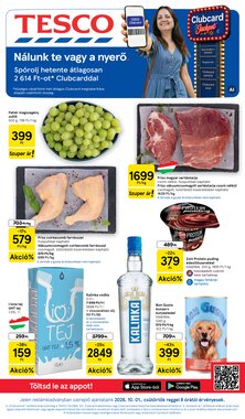 Tesco akciós újság 2026.10.01-től