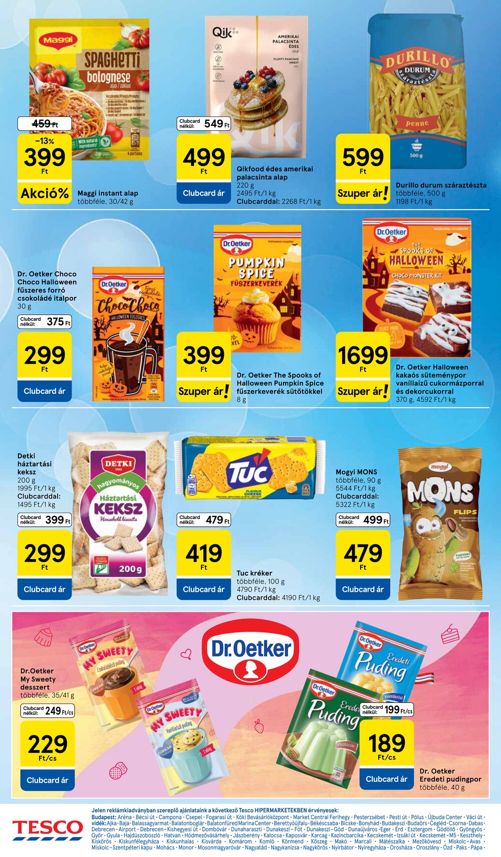 Tesco akciós újság 2026.10.01-től - 20. oldal.