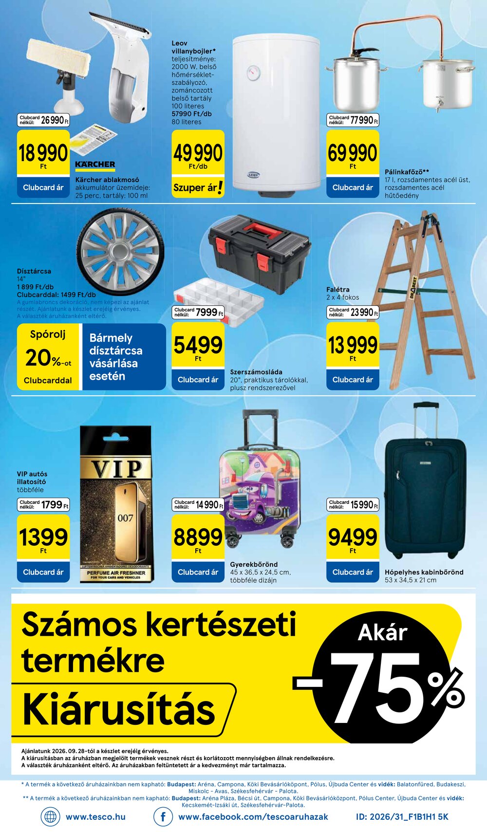 Tesco akciós újság 2026.10.01-től - 30. oldal.