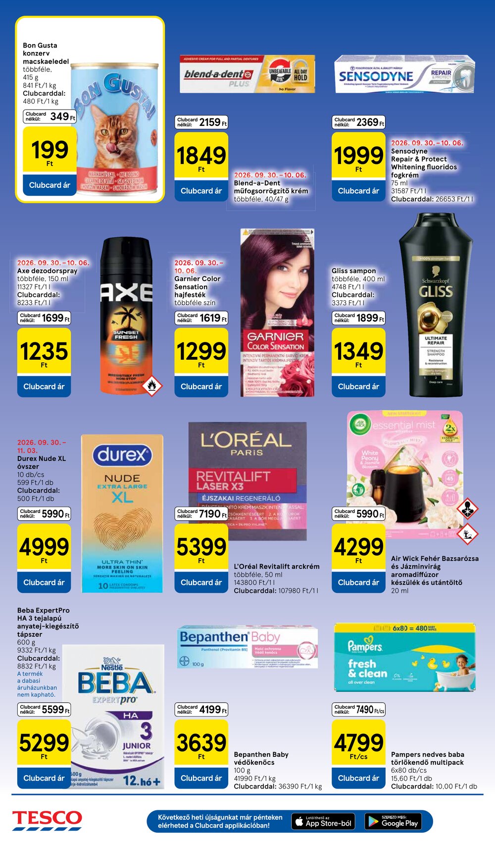 Tesco akciós újság 2026.10.01-től - 8. oldal.