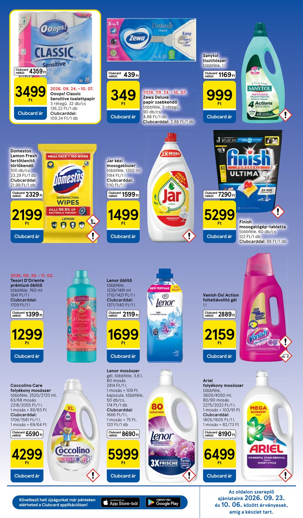 Tesco akciós újság 2026.10.01-től - 9. oldal.