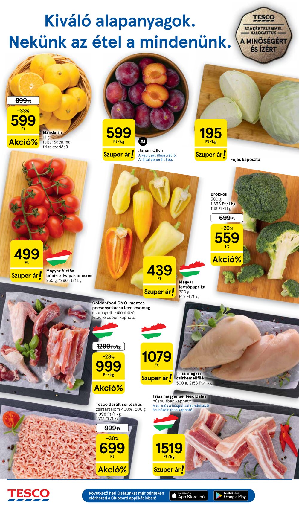Tesco akciós újság 2026.10.01-től - 2. oldal.