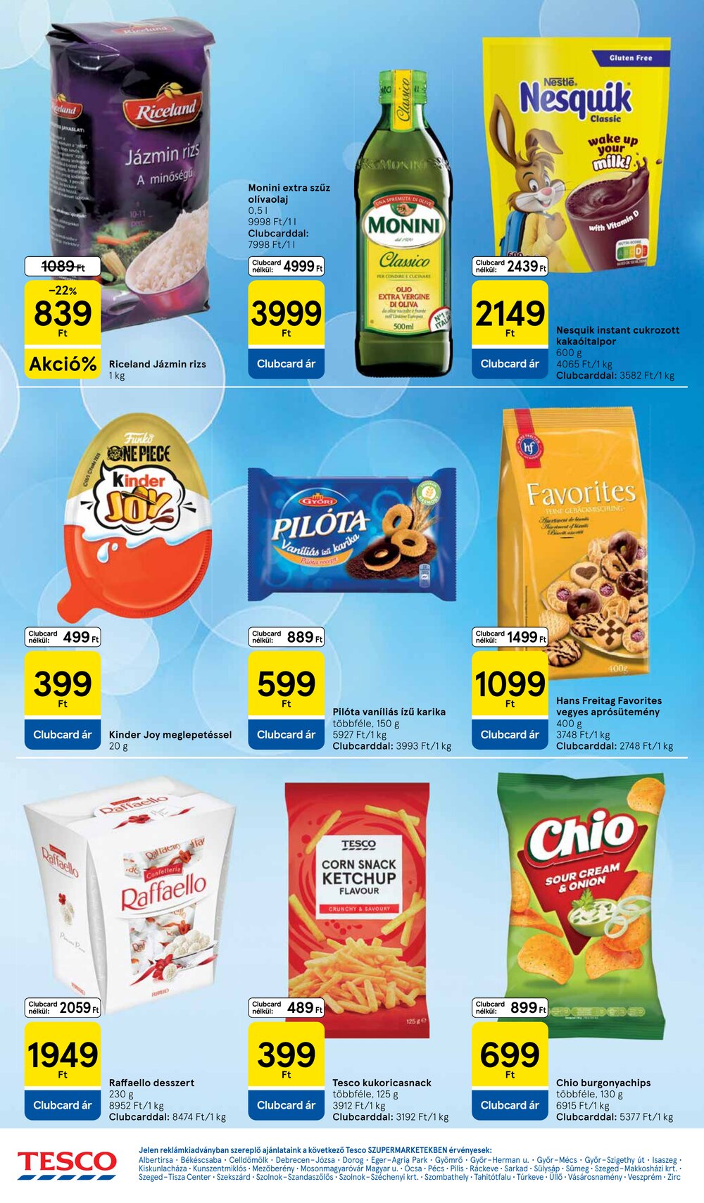 Tesco akciós újság 2026.10.01-től - 4. oldal.