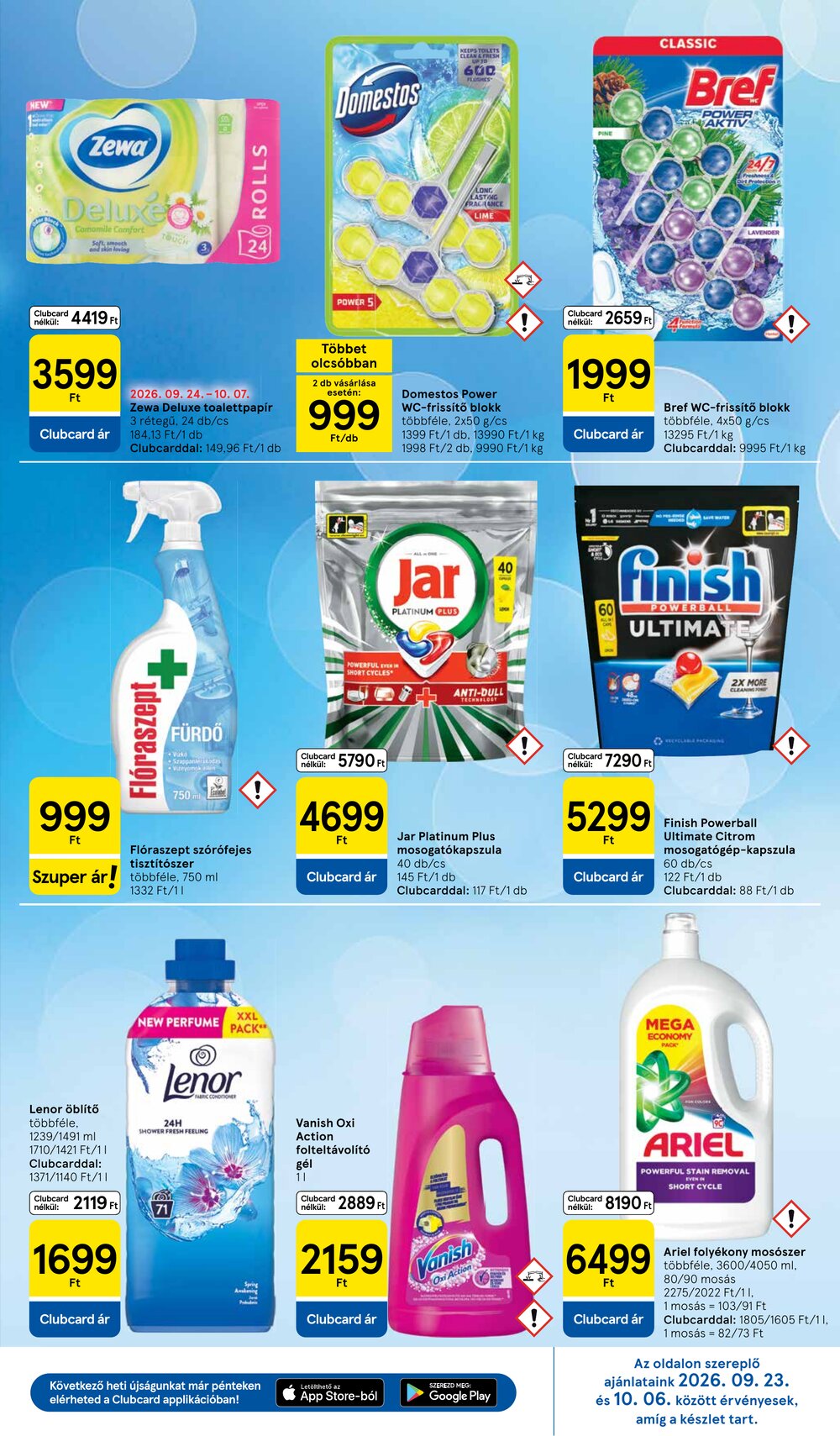 Tesco akciós újság 2026.10.01-től - 7. oldal.