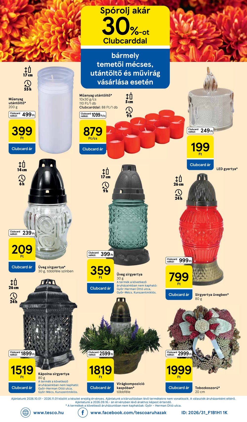 Tesco akciós újság 2026.10.01-től - 8. oldal.