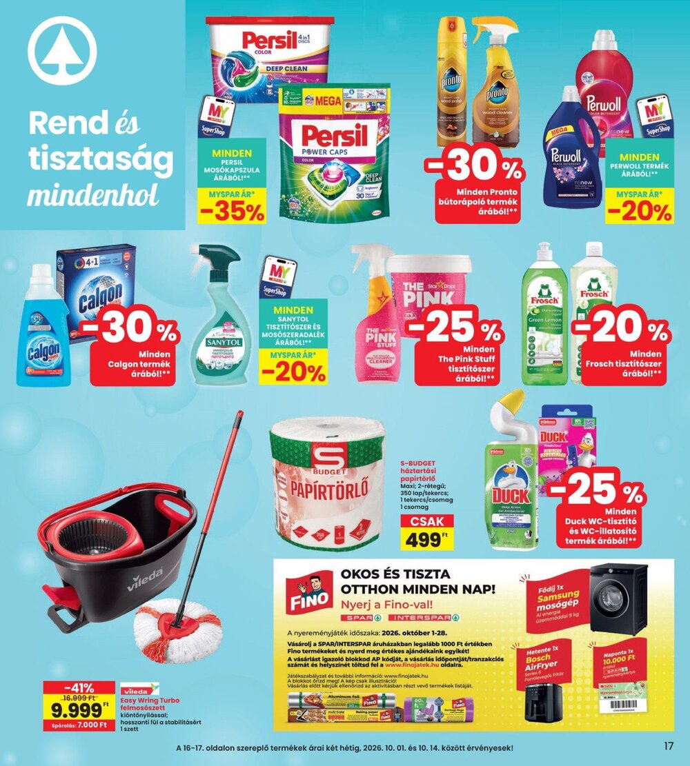 Interspar akciós újság 2026.10.01-től - 17. oldal.